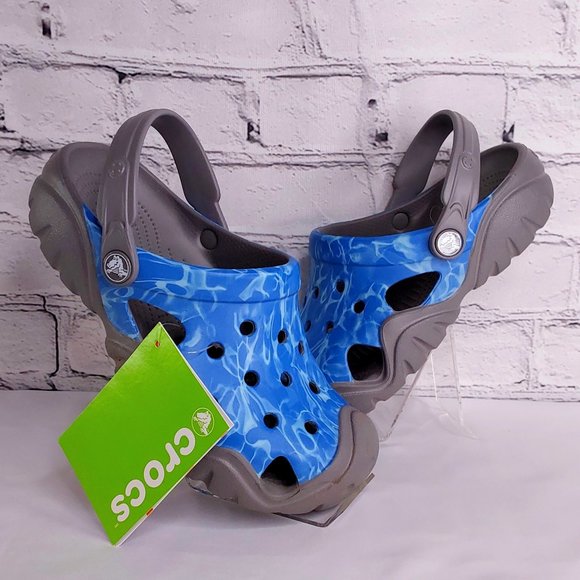 CROCS Other - 'CROCS' SWIFTWATER GRAPHIC RUGGED CLOG SLIDES